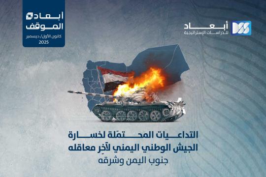 التداعيات المحتمَلة لخسارة الجيش الوطني اليمني لآخِر معاقله جنوب اليمن وشرقه