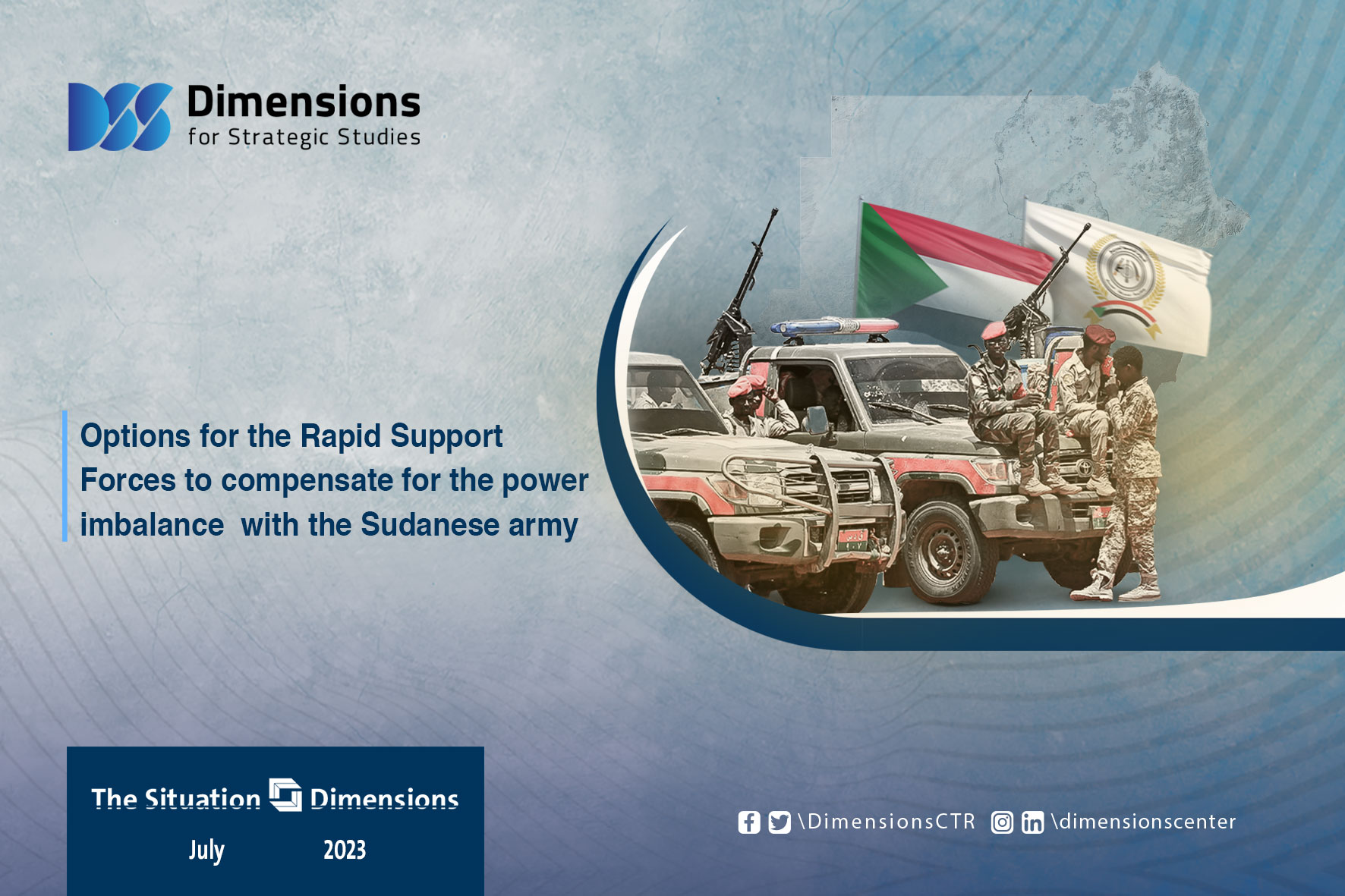 Options for the Rapid Support Forces to compensate for the power imbalance with the Sudanese army